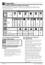 Preview for 14 page of Beko DCY 9316 W User Manual