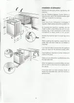 Предварительный просмотр 9 страницы Beko DE 3430F Installation & Operation Instructions