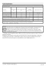 Preview for 21 page of Beko DE 8431 PA0 User Manual