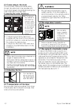 Preview for 12 page of Beko DF7439SXUV User Manual