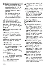 Preview for 4 page of Beko DFN05320B User Manual