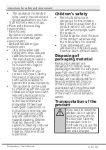 Preview for 7 page of Beko DFN39531W User Manual