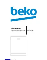 Предварительный просмотр 1 страницы Beko DIS28020 Instruction Manual