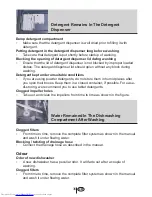 Предварительный просмотр 37 страницы Beko DISHWASHER Instruction Booklet