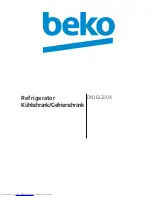 Preview for 1 page of Beko DN161220X User Manual