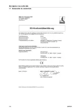 Preview for 46 page of Beko DP 109 Instructions For Installation And Operation Manual