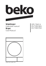 Beko DPS 7343 X User Manual preview