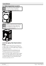 Preview for 14 page of Beko DPS7405 XW3 User Manual