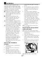 Preview for 9 page of Beko DPU 8360 W Installation And Operating Instructions Manual