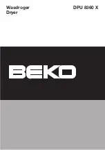 Preview for 1 page of Beko DPU 8360 X User Manual