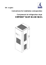Beko DRYPOINT RA HT 100-P NA UL Instructions For Installation And Operation Manual preview