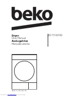 Beko DS 7331 PA0 User Manual preview
