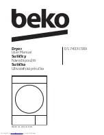 Предварительный просмотр 1 страницы Beko DS 7433 CSRX User Manual