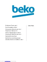 Beko DS227020 User Manual preview