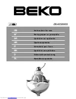 Beko DSA25000S Instructions For Use Manual preview