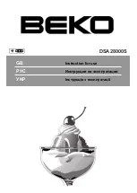 Beko DSA28000S Instructions For Use Manual предпросмотр