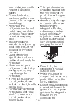 Preview for 8 page of Beko DSE 25006M User Manual