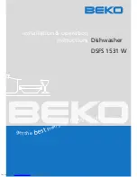 Beko DSFS 1531 W Installation & Operation Manual предпросмотр