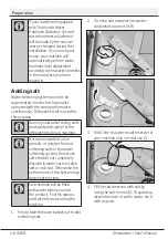 Preview for 16 page of Beko DSN39430X User Manual