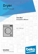 Preview for 1 page of Beko DU 7133 GA0 User Manual