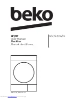 Beko DU 7133 GAO User Manual preview