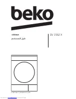 Предварительный просмотр 40 страницы Beko DV 1562 X User Manual