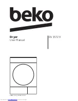 Preview for 1 page of Beko DV 1572 X User Manual