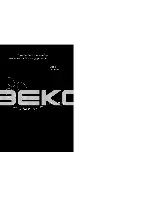 Beko DVC6531 Installation And Operating Instructions Manual предпросмотр