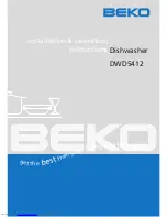 Beko DWD5412 Installation & Operation Manual предпросмотр