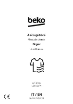 Beko EDR927A User Manual preview