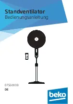 Preview for 37 page of Beko EFS6000B User Manual