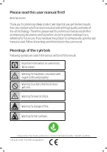 Preview for 2 page of Beko EFT4100WN User Manual