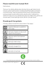 Preview for 2 page of Beko EFT6100C User Manual