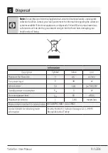 Preview for 9 page of Beko EFT6100C User Manual