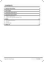 Preview for 3 page of Beko EFW6000WS User Manual