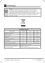 Preview for 47 page of Beko EFW6000WS User Manual