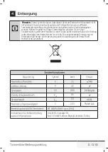 Preview for 48 page of Beko EFW7000WN User Manual