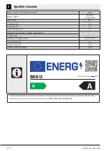 Preview for 6 page of Beko EPT8C4IT User Manual