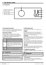 Предварительный просмотр 8 страницы Beko EV 5800 +Y User Manual