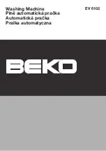 Предварительный просмотр 1 страницы Beko EV 6102 Manual