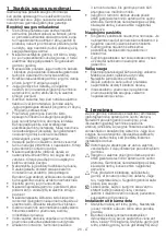 Preview for 26 page of Beko EV5100 Important Safety Instructions Manual