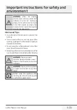 Preview for 9 page of Beko FCM1321W User Manual