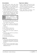 Предварительный просмотр 31 страницы Beko FCM1321W User Manual