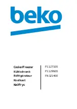 Предварительный просмотр 1 страницы Beko FN 121400 User Manual