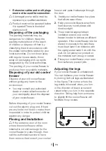 Preview for 10 page of Beko FN 121400 User Manual