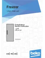 Preview for 1 page of Beko FS129920 User Manual