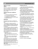 Preview for 11 page of Beko FSA21320 Instructions For Use Manual