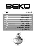 Beko FSA25300 Instructions For Use Manual preview