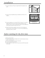 Preview for 6 page of Beko FSB720FF Installation, Operation & Food Storage Instructions