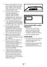 Preview for 8 page of Beko FSE1074 CHN User Manual